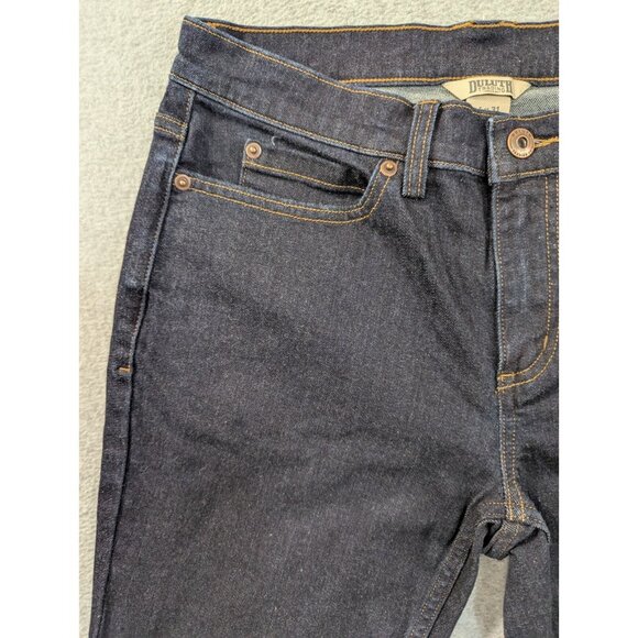 Duluth Trading Jeans Womens SZ 6 Blue Dark Wash Classic Boot Stretch Cowgirl - Picture 2 of 11